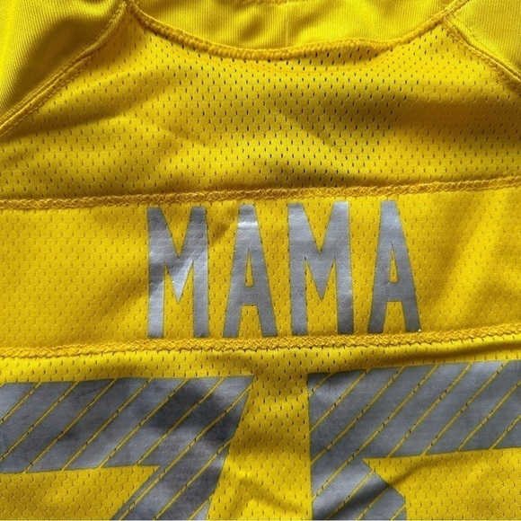 Army Football Adidas Game Uniform Jersey 3XL Mama #75 yellow, black, silver - Picture 11 of 15